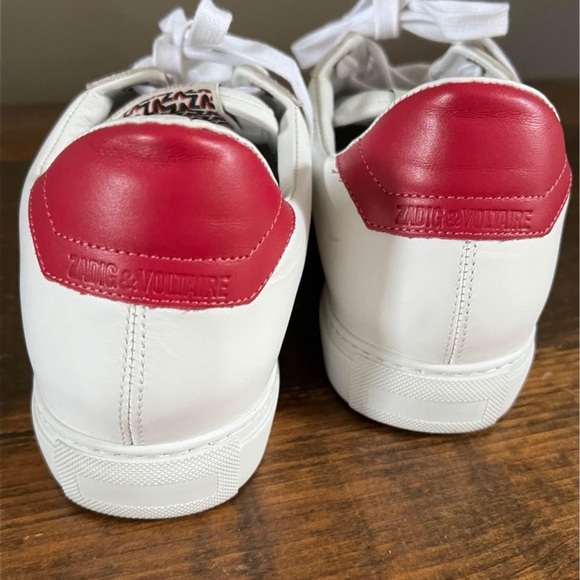 NEW Zadig and Voltaire leather sneakers - Picture 7 of 11